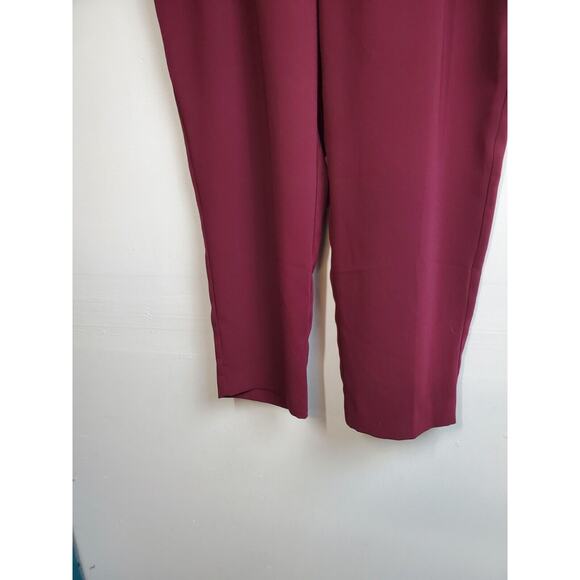 Anthropologie Womens 16 High Rise Sasha Pants Straight Leg Button Fly Pleated - Picture 5 of 15